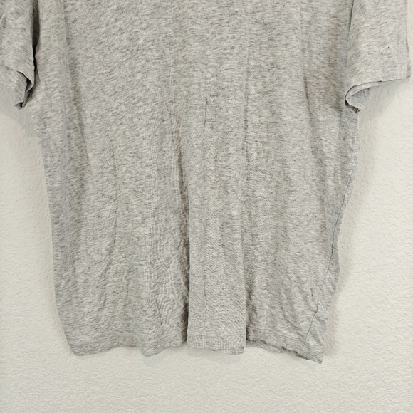SKIMS Short Sleeve Relaxed T-shirt In Light Heather Grey Size XS - Picture 4 of 9